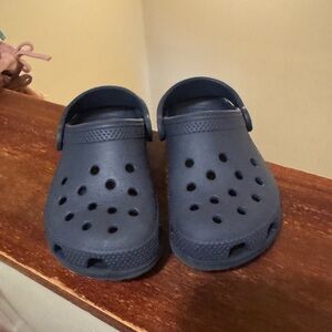 Kids Navy Blue Clogs